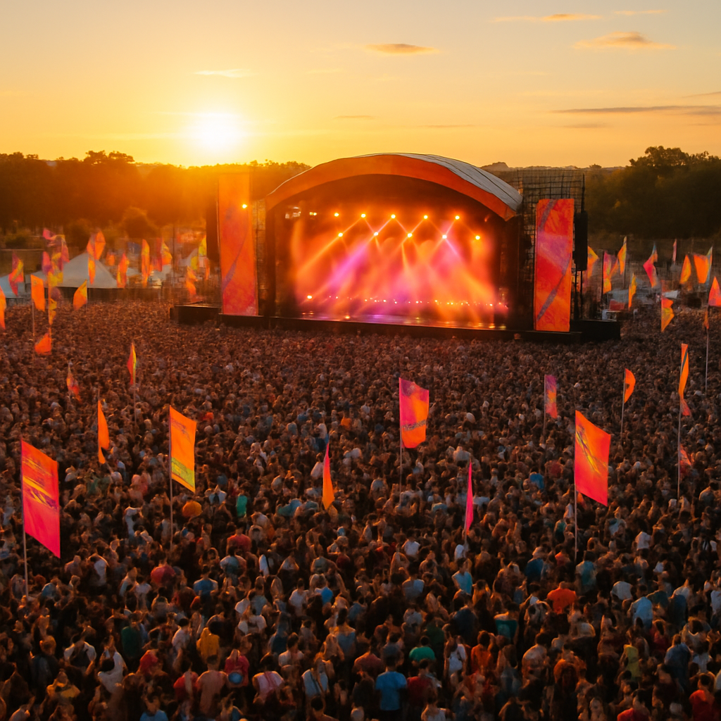 Festival crowd